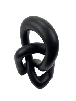 Ebenholzskulptur "Knoten" aus Tansania